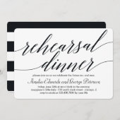 Moderne Script-Probe Einladung (Vorne/Hinten)