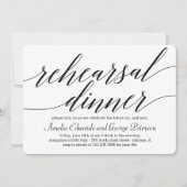 Moderne Script-Probe Einladung (Vorderseite)