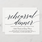 Moderne Script-Probe Einladung (Vorne/Hinten)