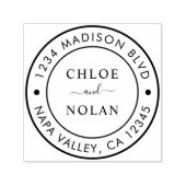 Moderne Script-Rücksendeadresse Permastempel (Design)