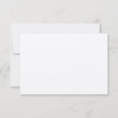 Moderne Script Rustic Kraft Papier Hochzeitsempfeh Einladung (Rückseite)