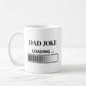 Moderne Script saubere Dad-Kaffeetasse Kaffeetasse (Links)