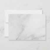 Moderne Script Save the Date Card - Daten speicher RSVP Karte (Rückseite)