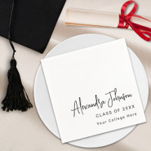 Moderne Script Simple Graduation Party