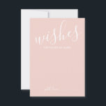 Moderne Script Wedding Advice and Wishings Card Hinweiskarte<br><div class="desc">Fügen Sie Ihrer Hochzeit eine persönliche Touch mit einem modernen Skript Hochzeitsratschlag und Wunschkarte hinzu. Diese Ratgeber-Karte zeigt den Titel im modernen,  weißen Script-Schriftart-Stil und Details im modernen Sans Serif-Schriftart-Stil auf rot-rosa Hintergrund. Ideal für Hochzeiten,  Babydusche,  Geburtstagsparty,  Brautparty,  Junggeselinnen-Abschied und alle besondere Anlässe.</div>