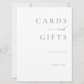 Moderne Script Wedding Cards + Geschenke-Zeichen | (Vorderseite)