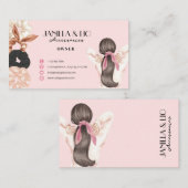 Moderne Scrunchie Business Card Visitenkarte (Vorne/Hinten)