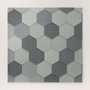 Moderne sechseckige Fliesen geometrisches Muster Puzzle