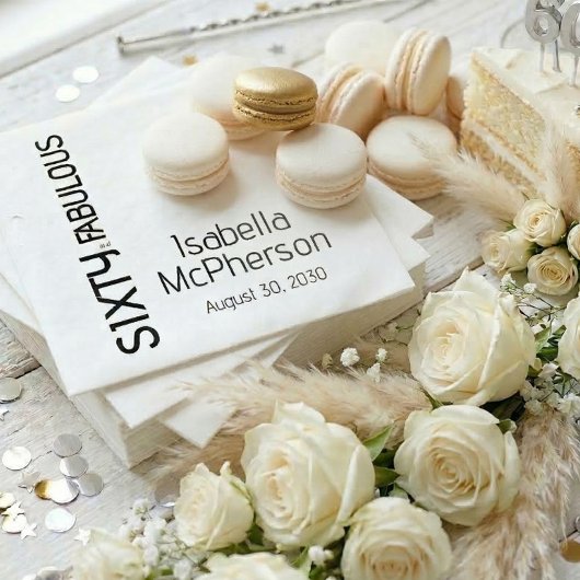 Moderne sechzig und fantastisch fett Gedankenspart Serviette