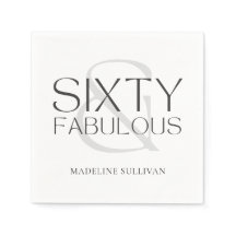 Moderne Sechzig und Fantastisch Fette 60. Geburtst