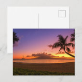 Moderne Seeblick-Flachbild-Postkarte Postkarte (Vorne/Hinten)