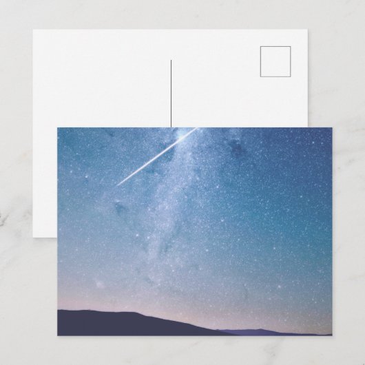 Moderne Seeblick-Flachbild-Postkarte Postkarte (Vorne/Hinten)