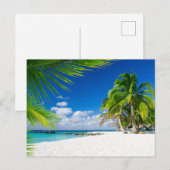 Moderne Seeblick-Flachbild-Postkarte Postkarte (Vorne/Hinten)