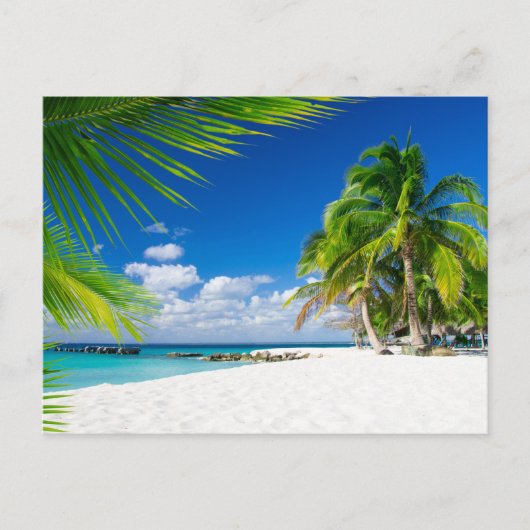 Moderne Seeblick-Flachbild-Postkarte Postkarte (Vorderseite)