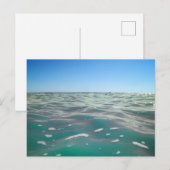 Moderne Seeblick-Flachbild-Postkarte Postkarte (Vorne/Hinten)
