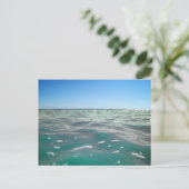 Moderne Seeblick-Flachbild-Postkarte Postkarte (Stehend Vorderseite)