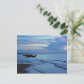 Moderne Seeblick-Flachbild-Postkarte Postkarte (Stehend Vorderseite)