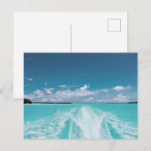 Moderne Seeblick-Flachbild-Postkarte Postkarte (Vorne/Hinten)