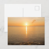 Moderne Seeblick-Flachbild-Postkarte Postkarte (Vorne/Hinten)