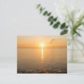 Moderne Seeblick-Flachbild-Postkarte Postkarte (Stehend Vorderseite)