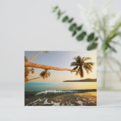 Moderne Seeblick-Flachbild-Postkarte Postkarte (Stehend Vorderseite)