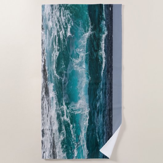 Moderne Seereisen Strandtuch (Vorderseite)