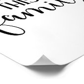 Moderne segne diese Familie zitiert Typografie Poster (Ecke)
