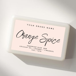 Moderne Seife einfache, elegante Kosmetik Rechteckiger Aufkleber