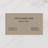 Moderne Seilstreifen Visitenkarte (Rückseite)