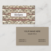 Moderne Seilstreifen Visitenkarte (Vorne/Hinten)