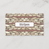 Moderne Seilstreifen Visitenkarte (Vorderseite)