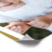 Moderne Senf-Multi-Foto-Wohngestaltung Poster (Ecke)