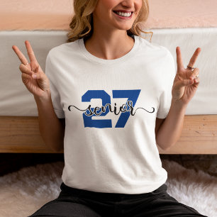Moderne Senior Swash 2027 in Tiefblau T-Shirt