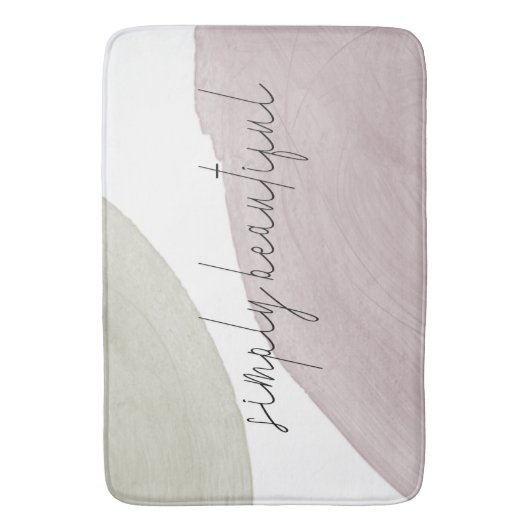 Moderne Serenity Bath Mat Badematte (Vorderseite Vertikal)