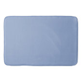 Moderne Serenity Blau Schlicht Solid Color Badematte (Vorderseite)