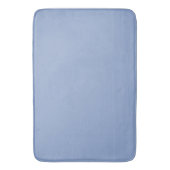 Moderne Serenity Blau Schlicht Solid Color Badematte (Vorderseite Vertikal)