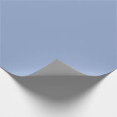 Moderne Serenity Blau Schlicht Solid Color Geschenkpapier (Ecke)