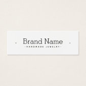 Moderne Serif-Mindeststeckkarte (Vorderseite)