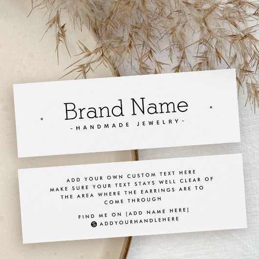 Moderne Serif-Mindeststeckkarte