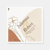 Moderne Servietten (Vorderseite)