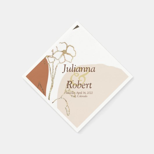 Moderne Servietten (Ecke)