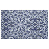 Moderne Shibori Batik Navy Indigo Blau und Weiß Stoff (Fat Quarter (45,7 x 55,9 cm))