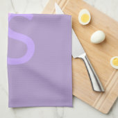 Moderne, sich überschneidende Mit Monogramm Initia Geschirrtuch (Viertel Falte)