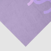 Moderne, sich überschneidende Mit Monogramm Initia Seidenpapier (Ausschnitt)