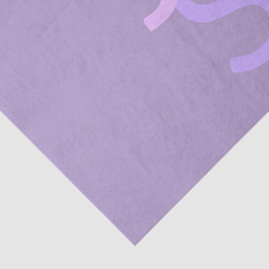 Moderne, sich überschneidende Mit Monogramm Initia Seidenpapier (Ausschnitt)