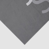 Moderne, sich überschneidende Mit Monogramm Initia Seidenpapier (Ausschnitt)