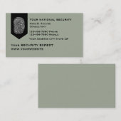 Moderne Sicherheitsdienste Visitenkarte (Vorne/Hinten)