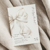 Moderne Sie bindet das Brautparty des Knotens Bow Einladung