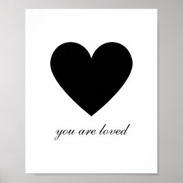 Moderne Sie lieben Poster