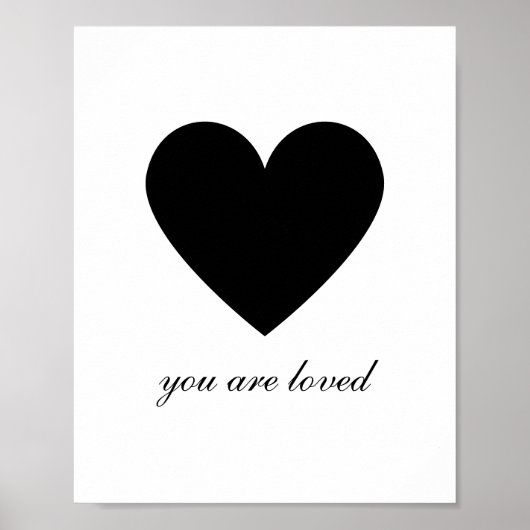 Moderne Sie sind ein liebes Herz Poster (Vorne)